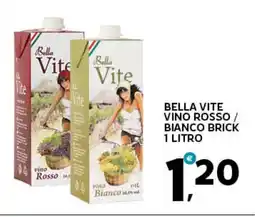 Extra Supermercati Bella vite vino rosso / bianco brick offerta