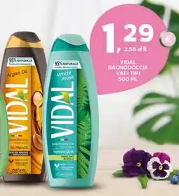 Extra Supermercati Vidal bagnodoccia offerta