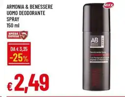 Galassia Armonia & benessere uomo deodorante spray offerta