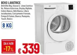Galassia Beko lavatrice offerta
