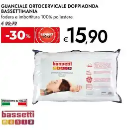 Bennet Guanciale ortocervicale doppiaonda BASSETTIMANIA offerta