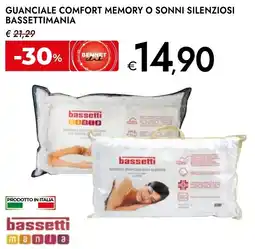 Bennet Guanciale comfort memory o sonni silenziosi BASSETTIMANIA offerta