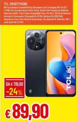 Galassia Tcl smartphone offerta