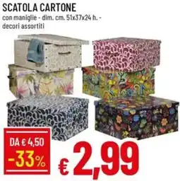 Galassia Scatola cartone offerta