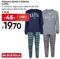 Bennet Pigiama uomo o donna KAPPA offerta