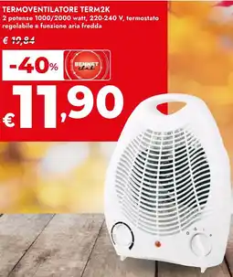 Bennet Termoventilatore TERM2K offerta