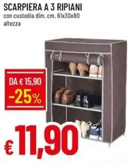 Galassia Scarpiera a 3 ripiani offerta