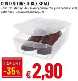 Galassia Contenitore u-box small offerta