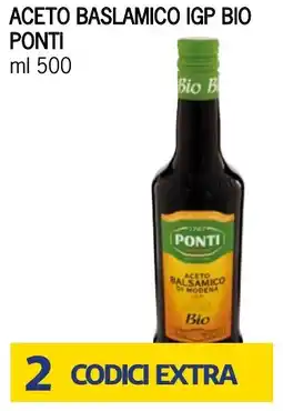 Bennet Aceto baslamico igp bio PONTI offerta