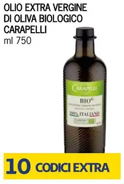 Bennet Olio extra vergine di oliva biologico CARAPELLI offerta