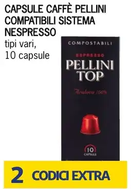 Bennet Capsule caffè pellini compatibili sistema NESPRESSO offerta
