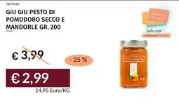Prezzemolo e Vitale Giu giu pesto di pomodoro secco e mandorle offerta