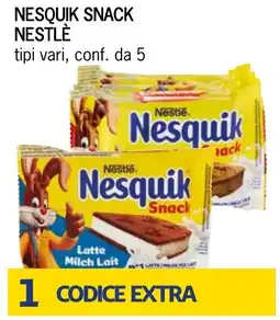 Bennet Nesquik snack NESTLE offerta