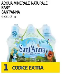 Bennet Acqua minerale naturale baby SANT'ANNA offerta