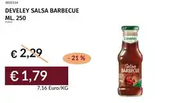 Prezzemolo e Vitale Develey salsa barbecue offerta
