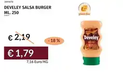 Prezzemolo e Vitale Develey salsa burger offerta