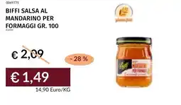Prezzemolo e Vitale Biffi salsa al mandarino per formaggi offerta