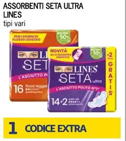 Bennet Assorbenti seta ultra LINES offerta