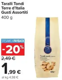 Carrefour Express Taralli Tondi Terre d'Italia offerta