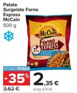 Carrefour Express Patate Surgelate Forno Express McCain offerta