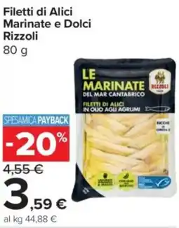 Carrefour Express Filetti di Alici Marinate e Dolci Rizzoli offerta