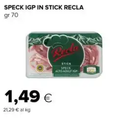 Tigre Speck igp in stick RECLA offerta