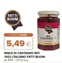 Tigre Miele di castagno bio 100% italiano FATTI BUONI offerta