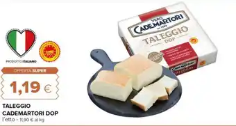 Tigre Taleggio cademartori dop offerta