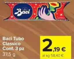 Carrefour Express Baci Tubo Classico Conf. 3 pz offerta