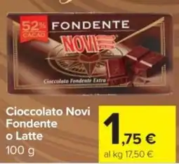 Carrefour Express Cioccolato Novi Fondente o Latte offerta