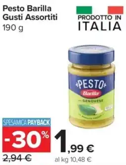 Carrefour Express Pesto Barilla offerta