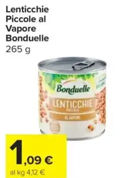 Carrefour Express Lenticchie Piccole al Vapore Bonduelle offerta