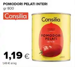 Tigre Consilia pomodori pelati interi offerta