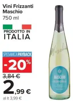 Carrefour Express Vini Frizzanti Maschio offerta