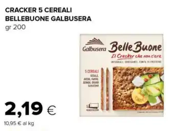 Tigre Cracker 5 cereali bellebuone GALBUSERA offerta