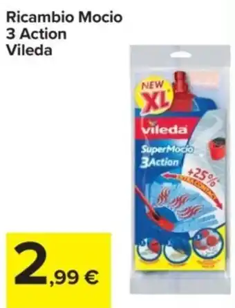 Carrefour Express Ricambio Mocio 3 Action Vileda offerta