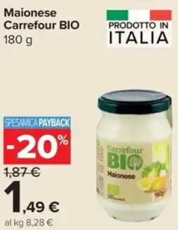 Carrefour Express Maionese Carrefour BIO offerta