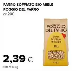 Tigre Farro soffiato bio miele POGGIO DEL FARRO offerta