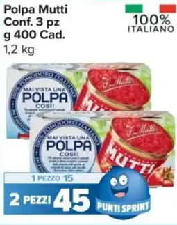 Carrefour Express Polpa Mutti Conf. 3 pz offerta