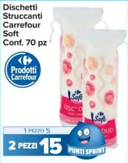 Carrefour Express Dischetti Struccanti Carrefour Soft Conf. 70 pz offerta