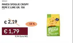 Prezzemolo e Vitale Pavesi sfoglie crispy pepe e lime offerta