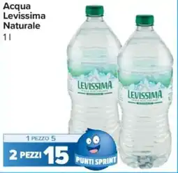 Carrefour Express Acqua Levissima Naturale offerta