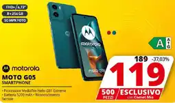 Comet motorola MOTO G05 SMARTPHONE offerta