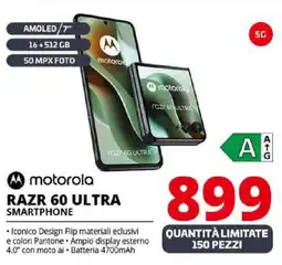 Comet motorola RAZR 60 ULTRA SMARTPHONE offerta