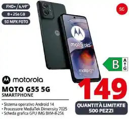 Comet motorola MOTO G55 5G SMARTPHONE offerta