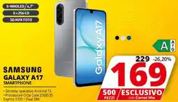 Comet SAMSUNG GALAXY A17 SMARTPHONE offerta