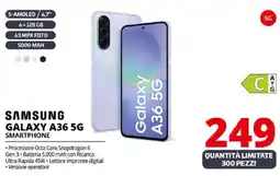 Comet SAMSUNG GALAXY A36 5G SMARTPHONE offerta