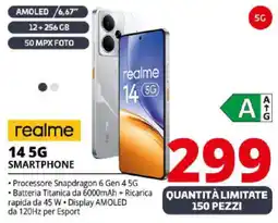 Comet realme 14 5G SMARTPHONE offerta