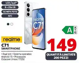 Comet realme C71 SMARTPHONE offerta