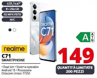 Comet realme C71 SMARTPHONE offerta